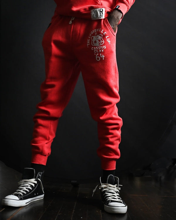 Red roots sweatpants online