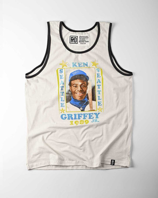 Ken Griffey Jr. Seattle White Photo Tee 3XL / Vintage White