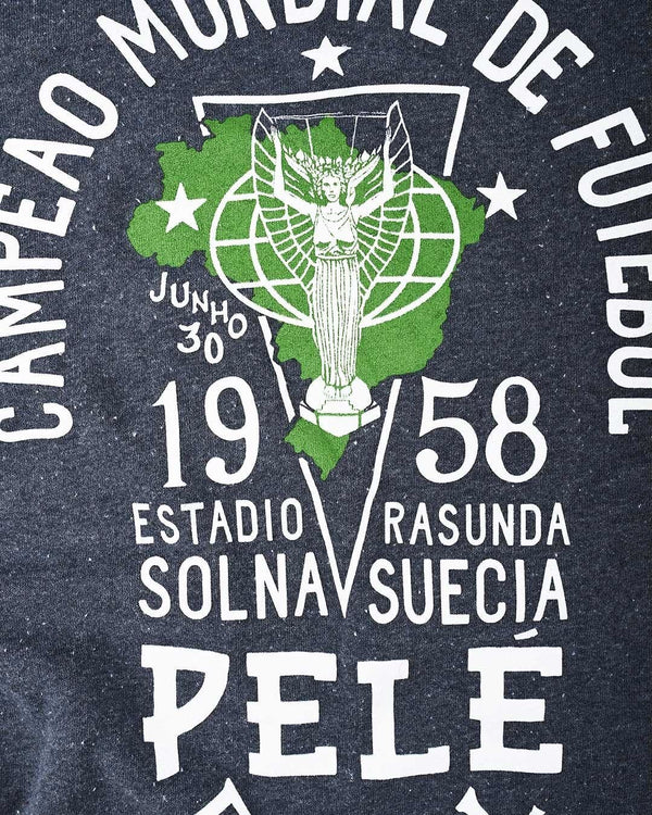 Pelé 1958 Brasil Olive Tee - Roots of Fight