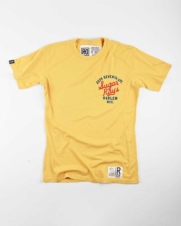 Sugar Ray Robinson Yellow Tee - Roots of Fight