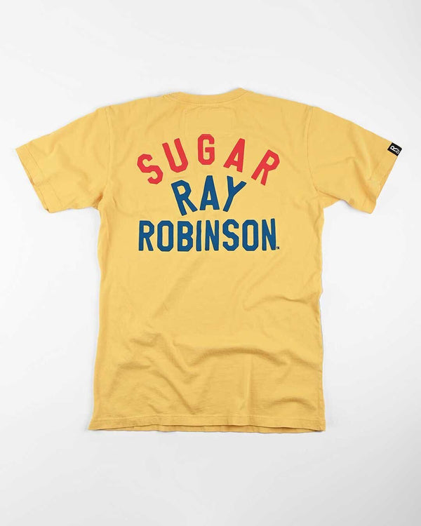 Sugar Ray Robinson Yellow Tee - Roots of Fight