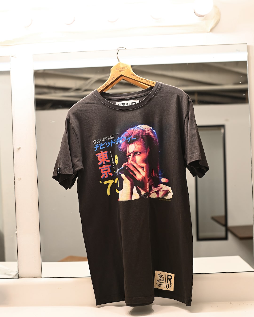 David Bowie 1973 Ziggy Stardust Black Tee