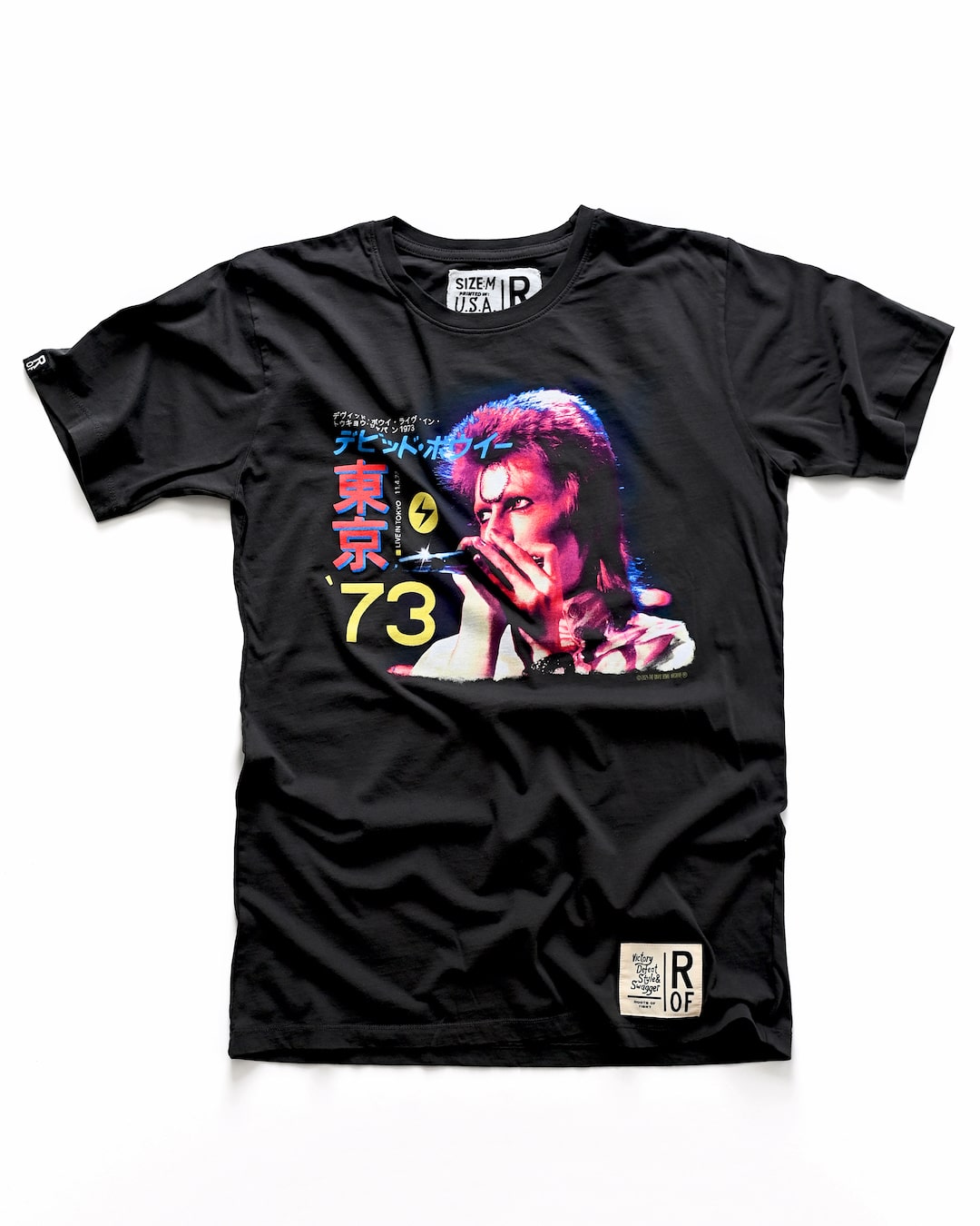 David Bowie 1973 Ziggy Stardust Black Tee