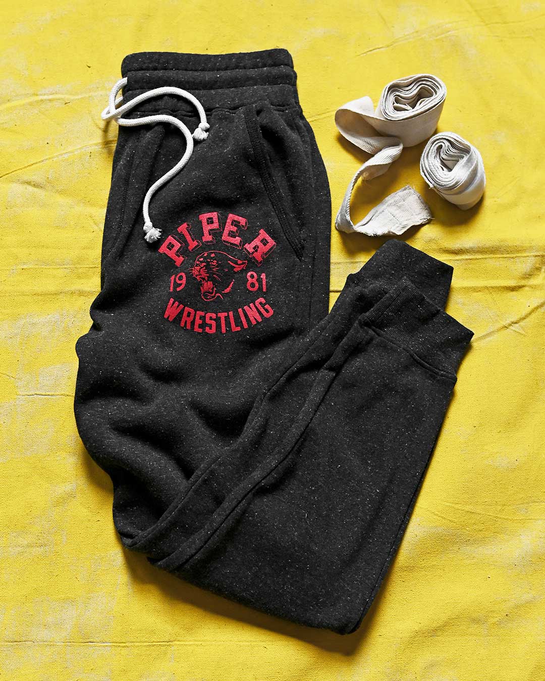 Rowdy Roddy Piper 1981 Black Sweatpants