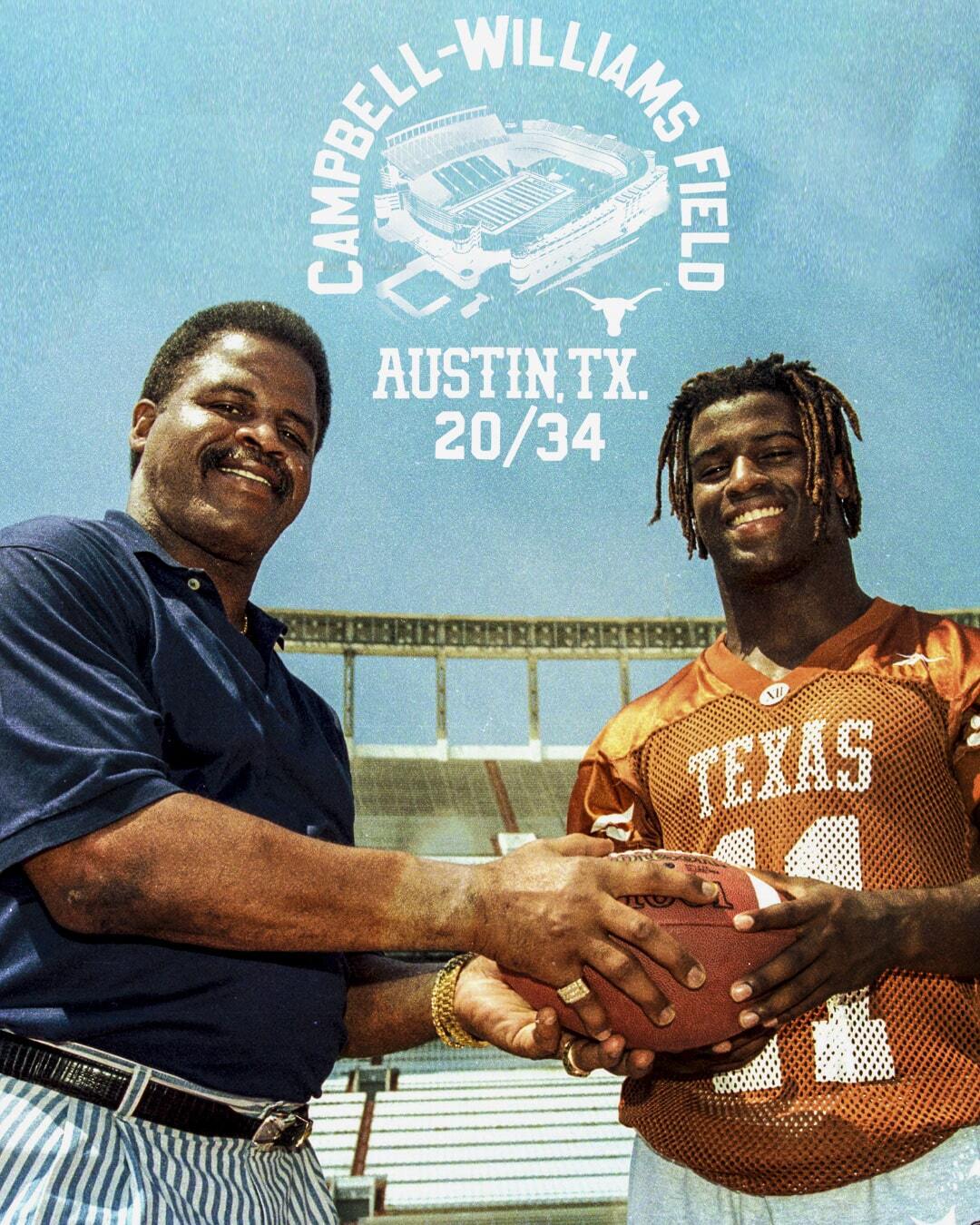 UT naming field for Tyler's Earl Campbell, Ricky Williams