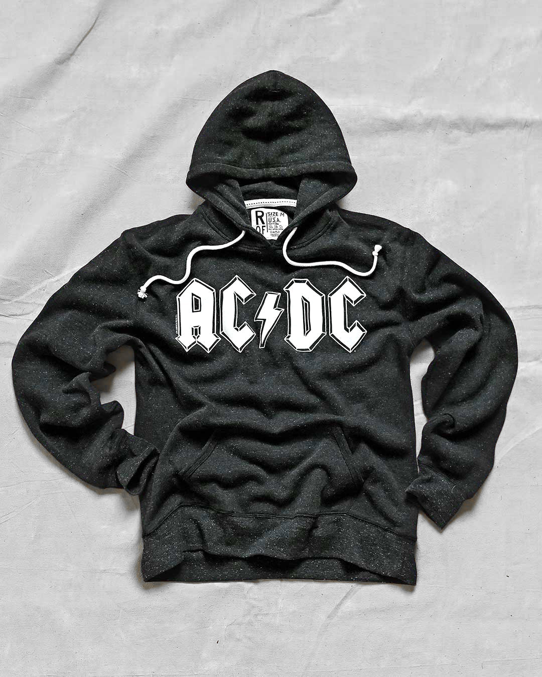 AC/DC Classic Black PO Hoody - Roots of Fight