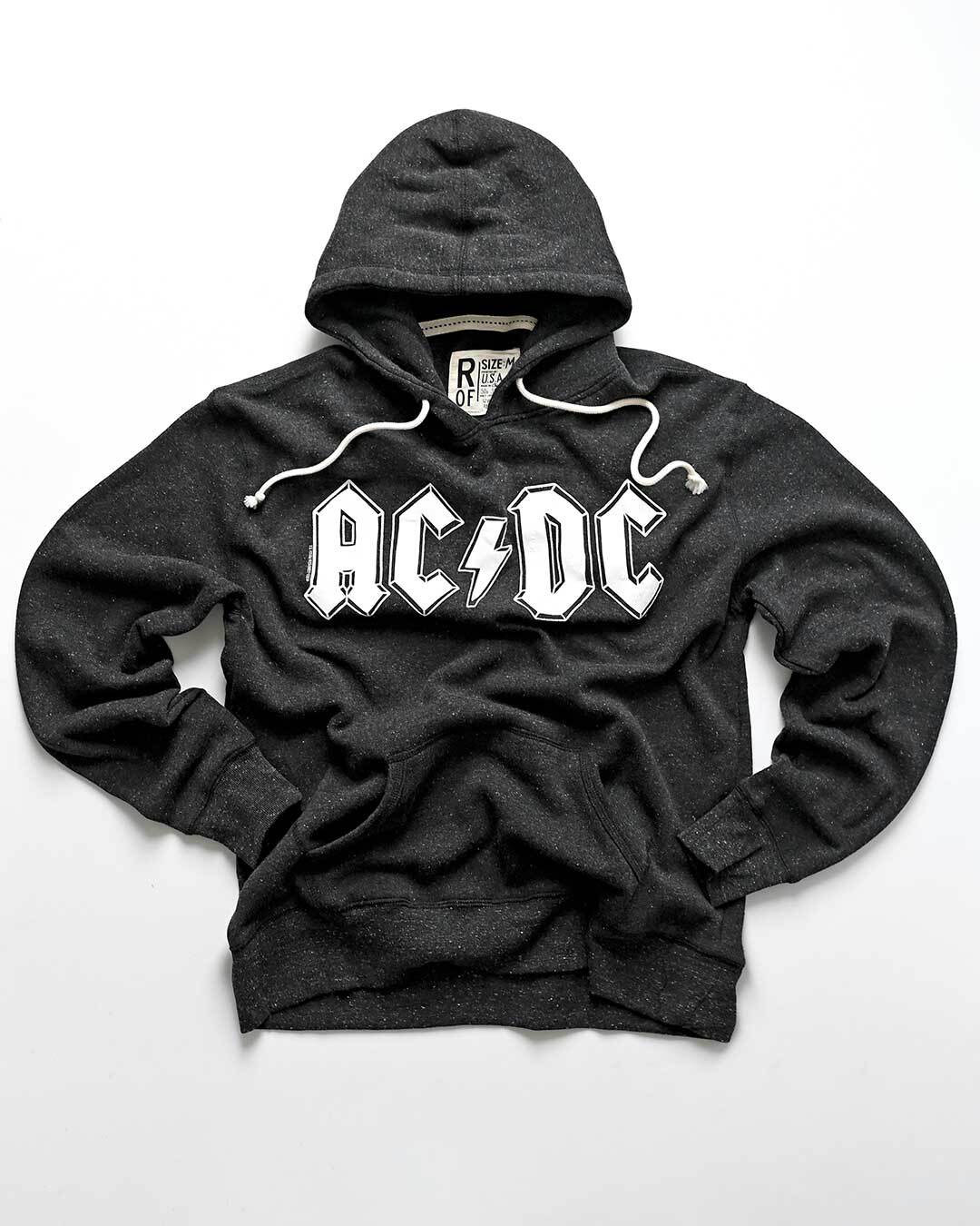 AC/DC Classic Black PO Hoody - Roots of Fight