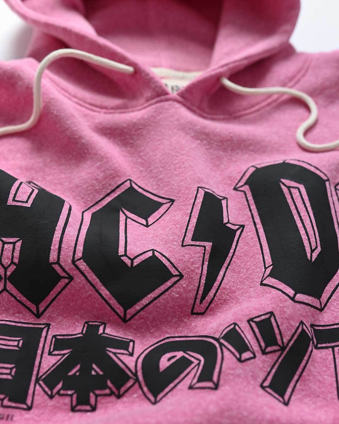 AC/DC Japan Tour Pink Hoody - Roots of Fight