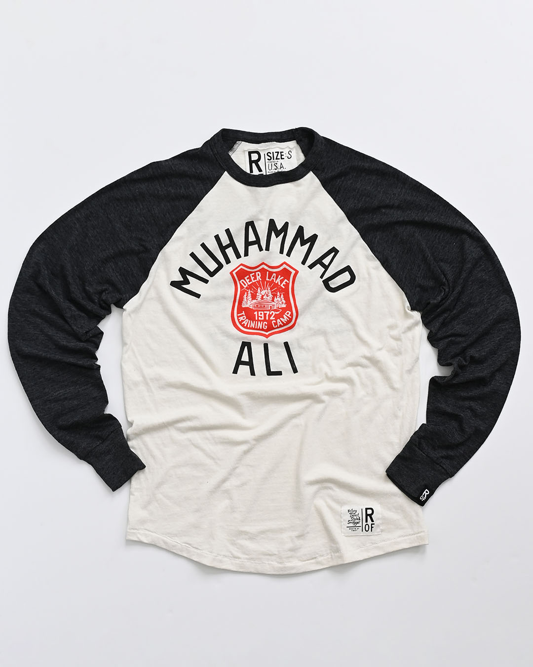 Ali Deer Lake Quote Black Raglan - Roots of Fight