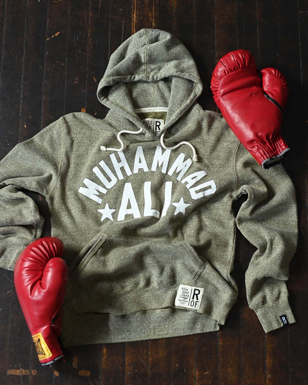 Ali Float Quote Heather Olive PO Hoody - Roots of Fight