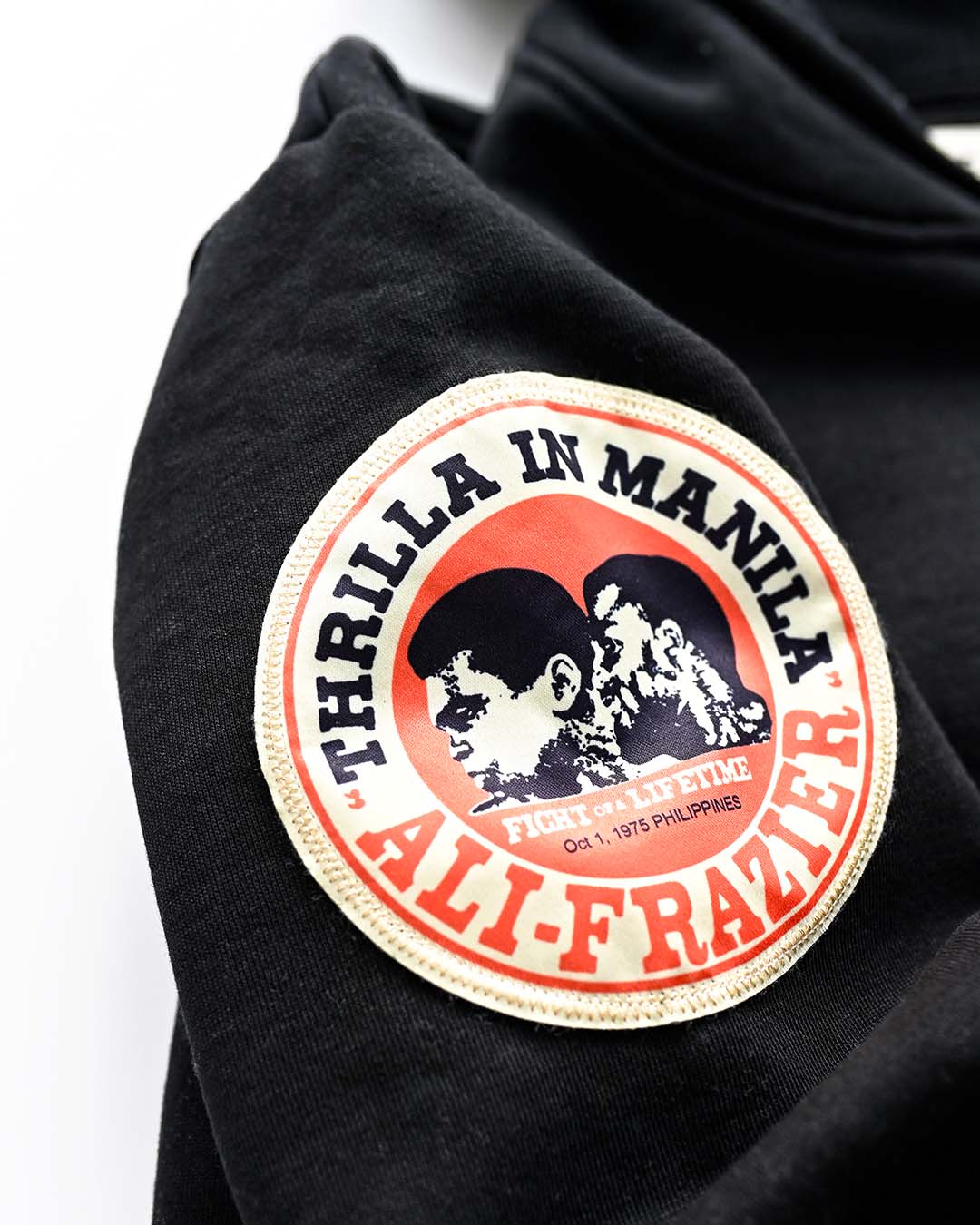 Ali Thrilla In Manila Black Heavyweight PO Hoody - Roots of Fight