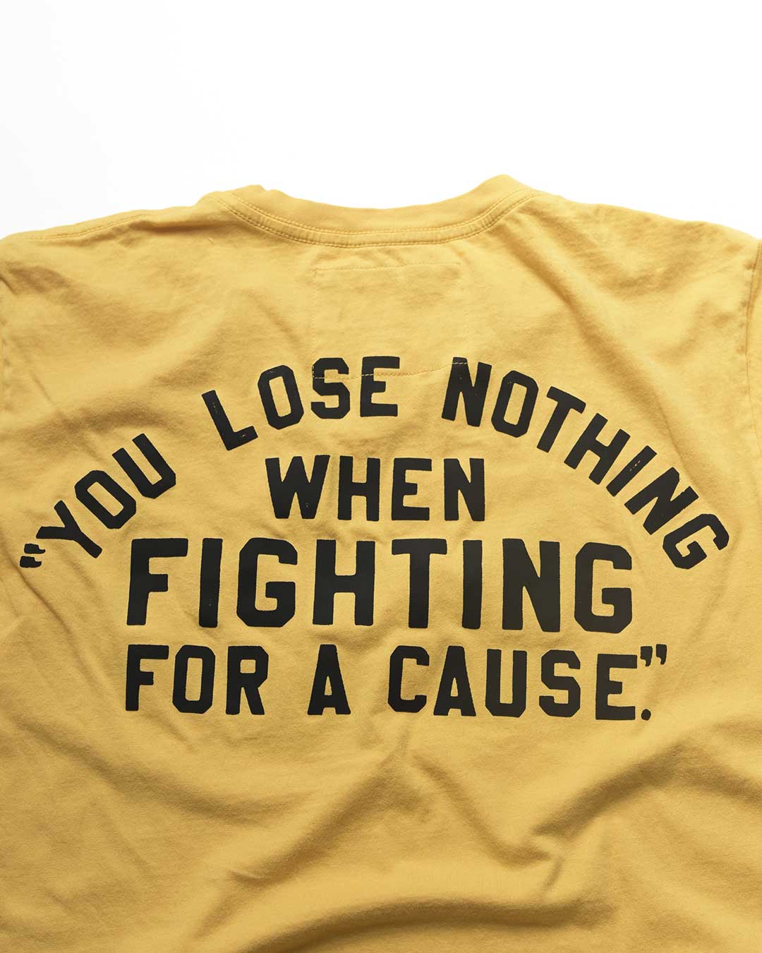 Ali &#39;You Lose Nothing&#39; Gold Tee - Roots of Fight