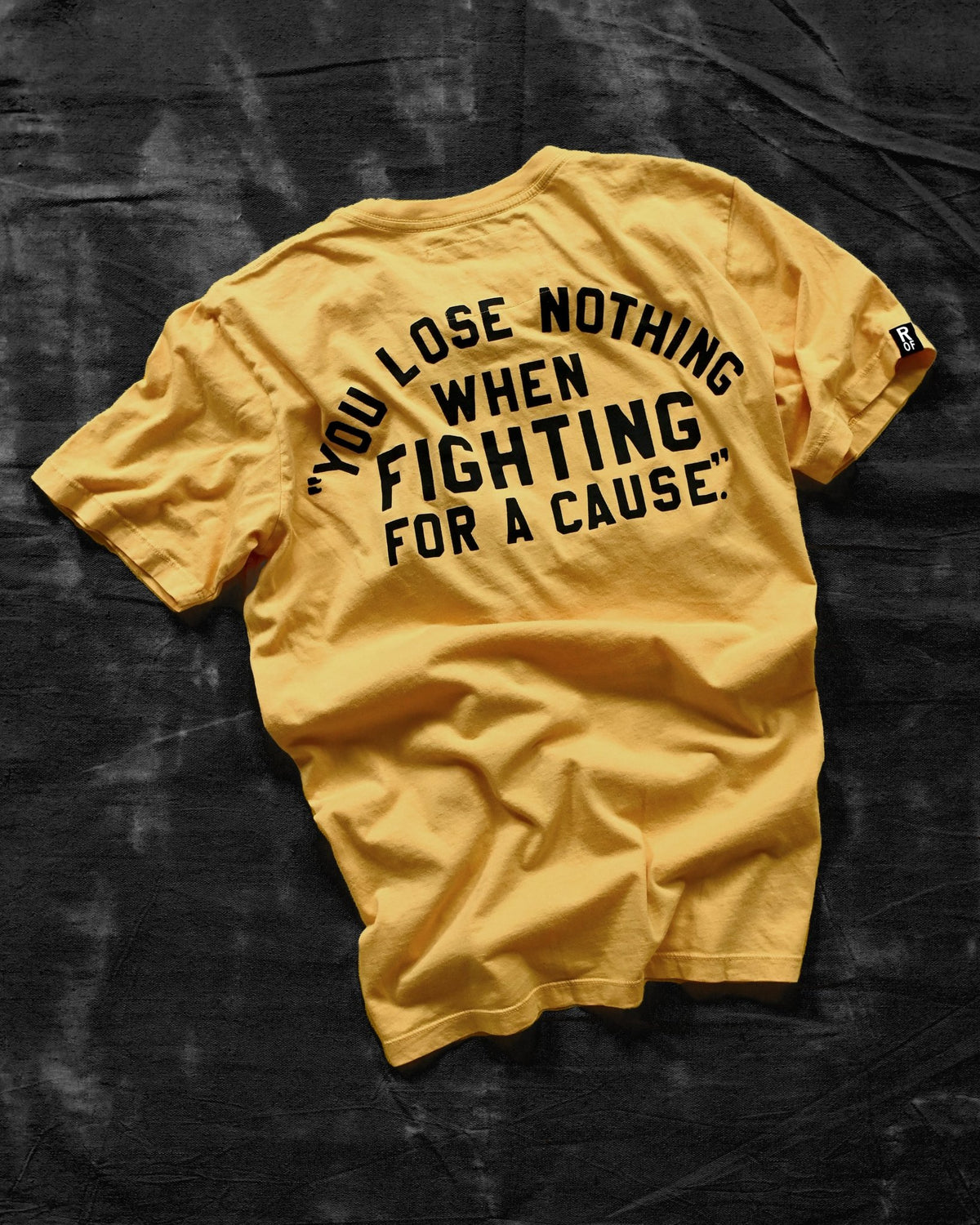 Ali &#39;You Lose Nothing&#39; Gold Tee - Roots of Fight