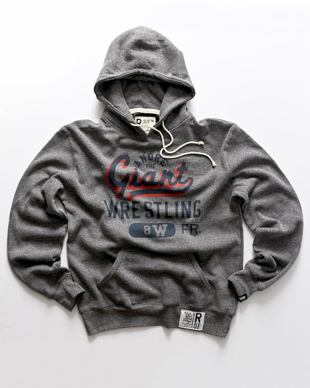 Andre the Giant 8W Grey PO Hoody - Roots of Fight