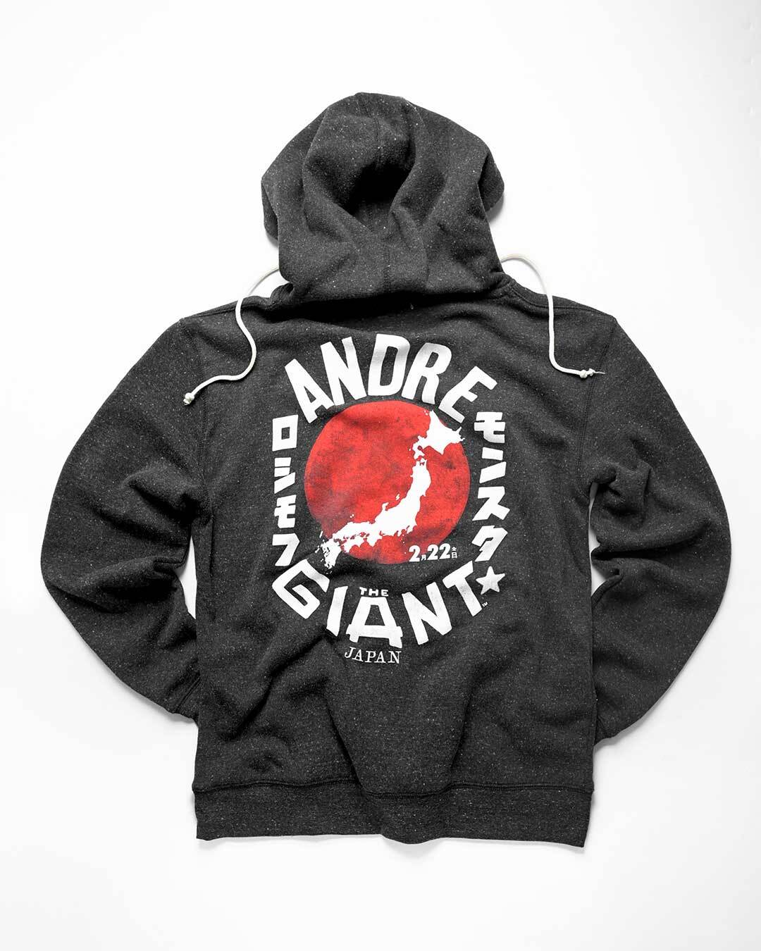 Andre the Giant Japan Black PO Hoody - Roots of Fight