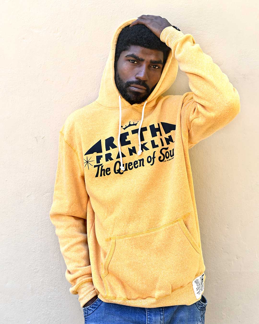 Aretha Franklin Queen of Soul Gold PO Hoody - Roots of Fight