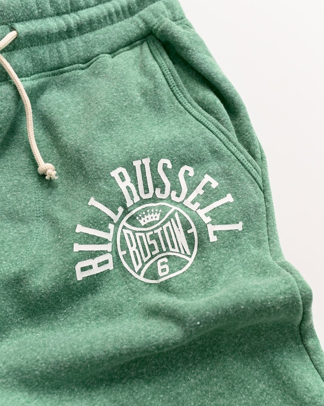 Bill Russell Boston #6 Green Sweatpants - Roots of Fight