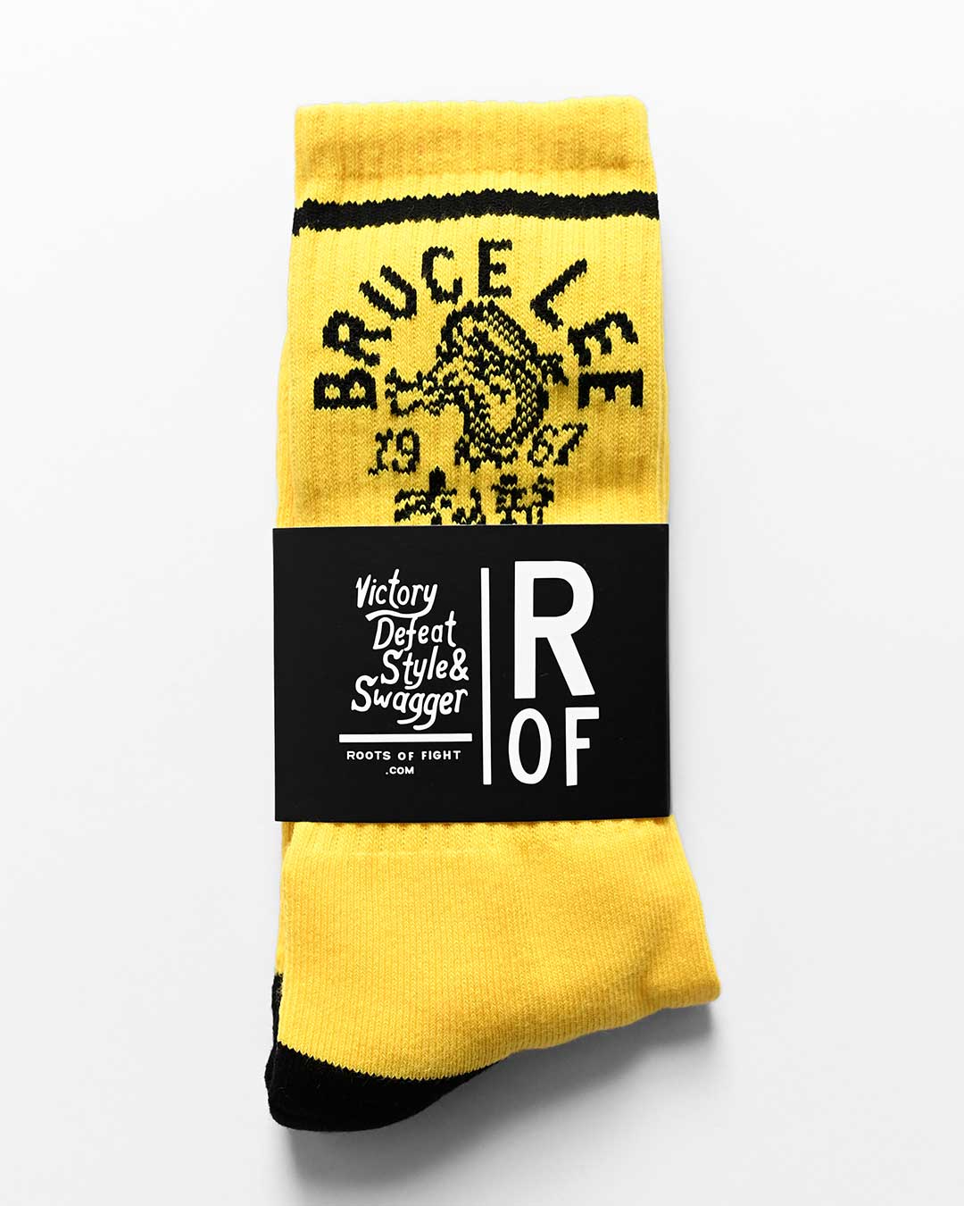 Bruce Lee &#39;67 Yellow Socks - Roots of Fight