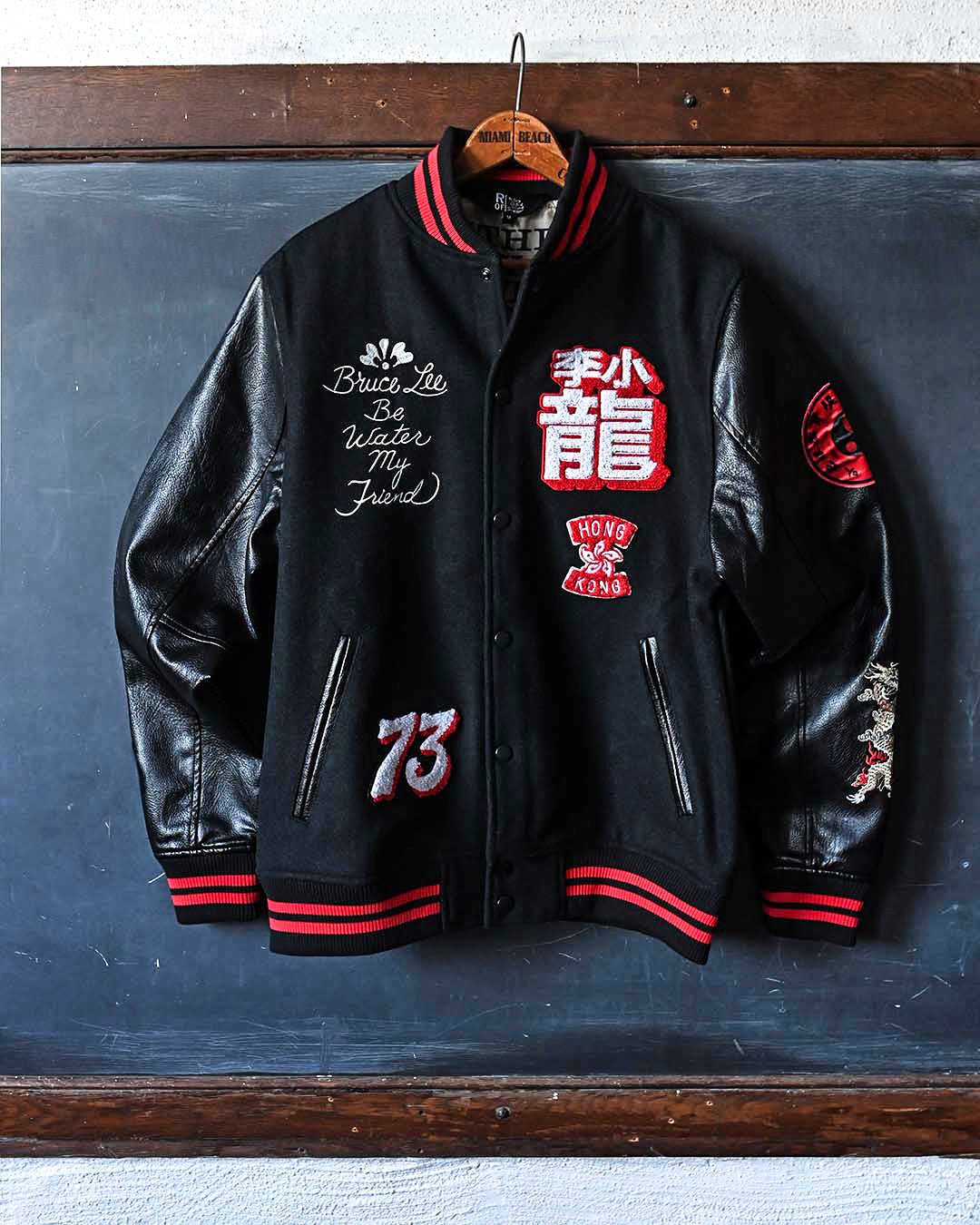 Bruce Lee Be Water Melton Jacket - Roots of Fight