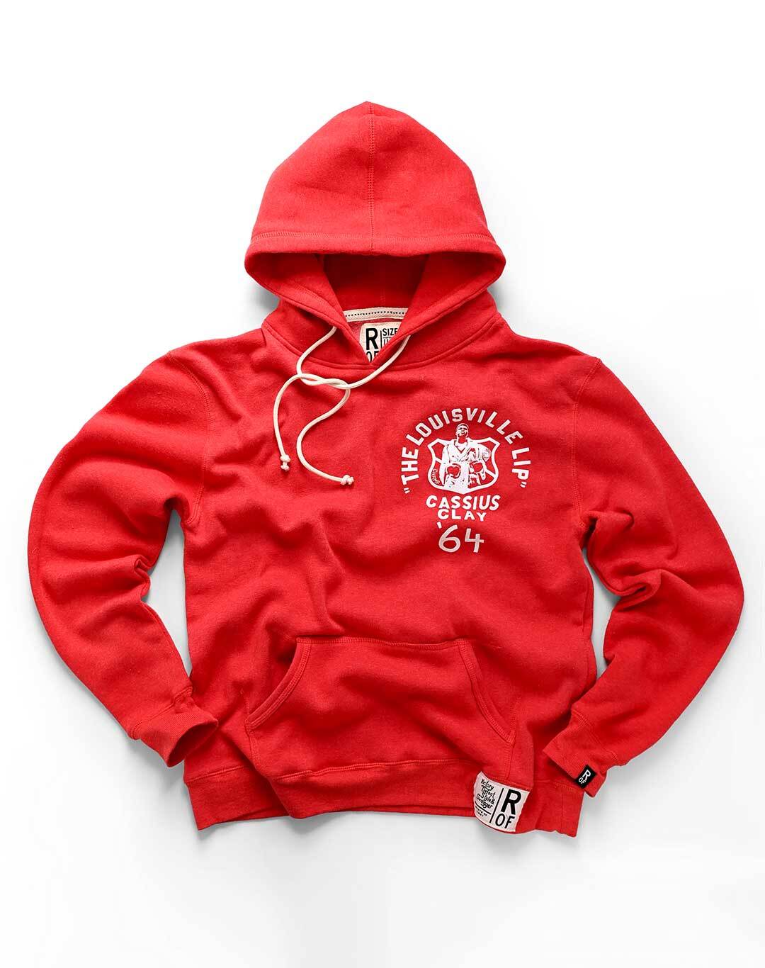 Cassius Clay Louisville LIP Red PO Hoody - Roots of Fight