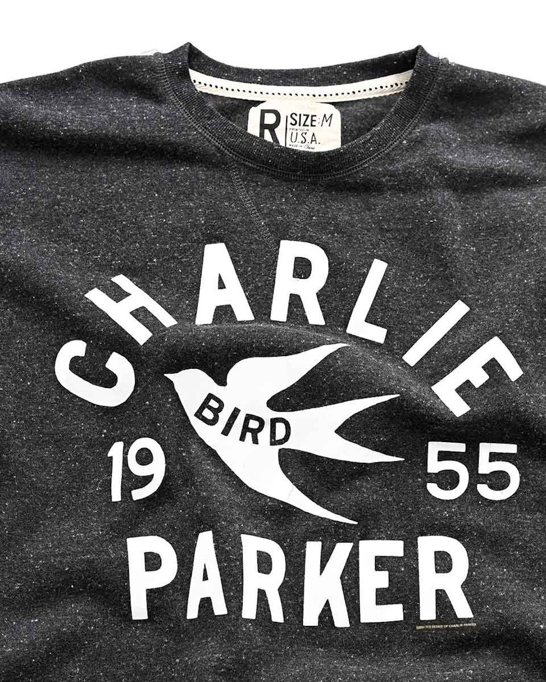 Charlie &quot;Bird&quot; Parker &#39;55 Black Sweatshirt - Roots of Fight