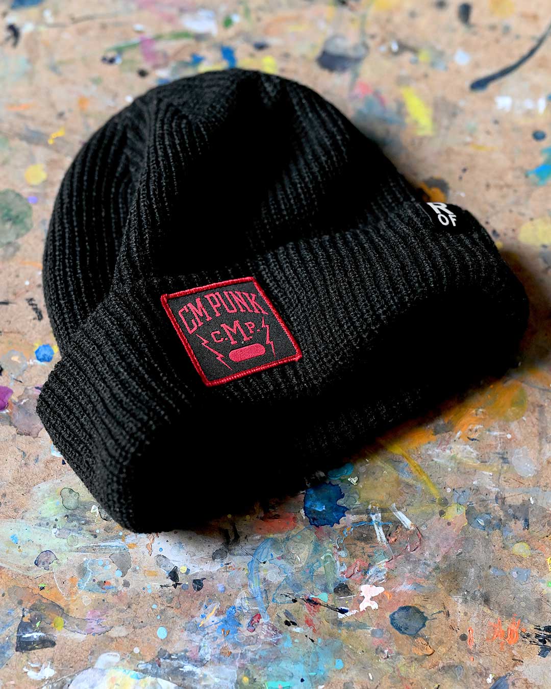 CM Punk Black Beanie - Roots of Fight