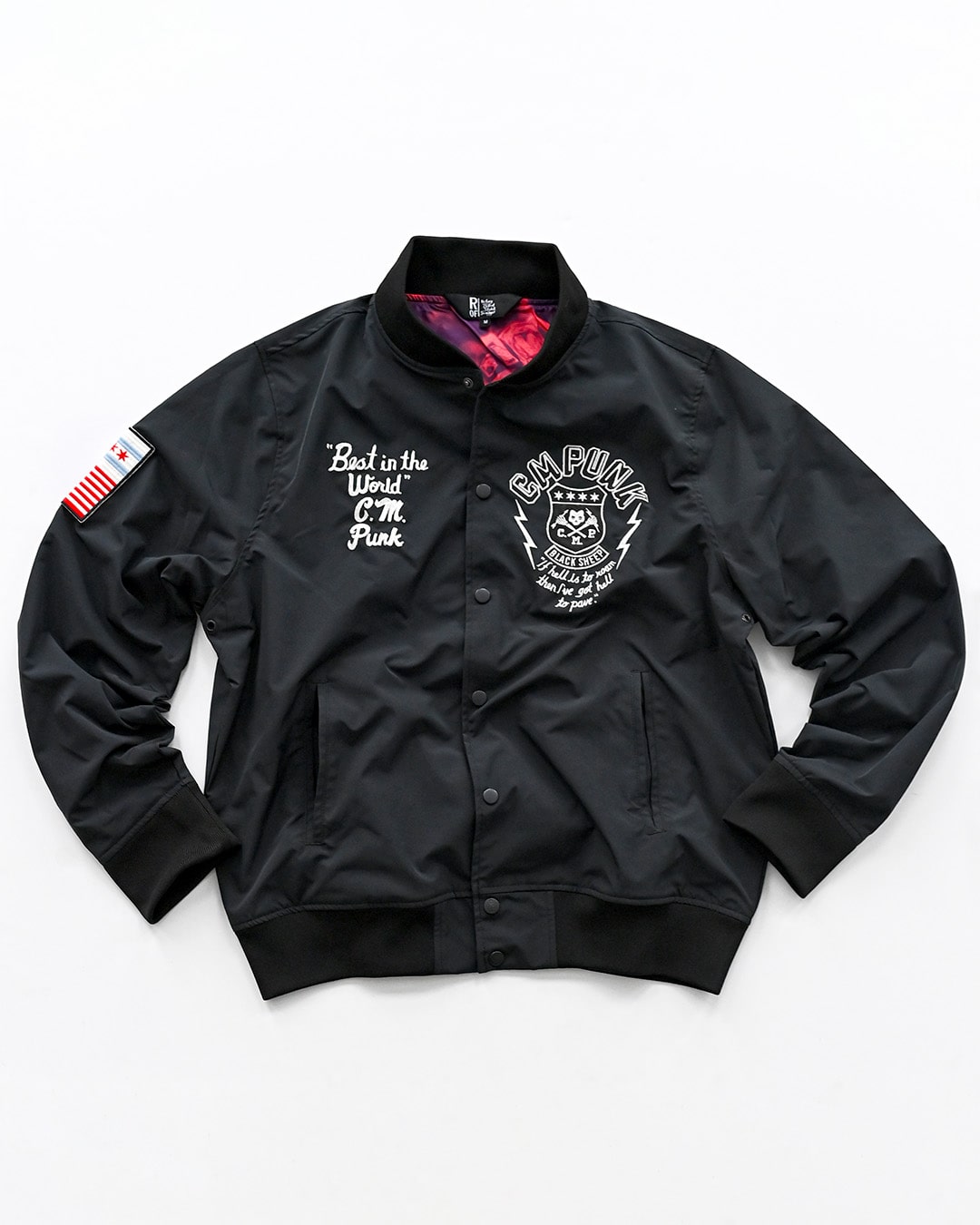 CM Punk &#39;Second City Saint&#39; Stadium Jacket - Roots of Fight