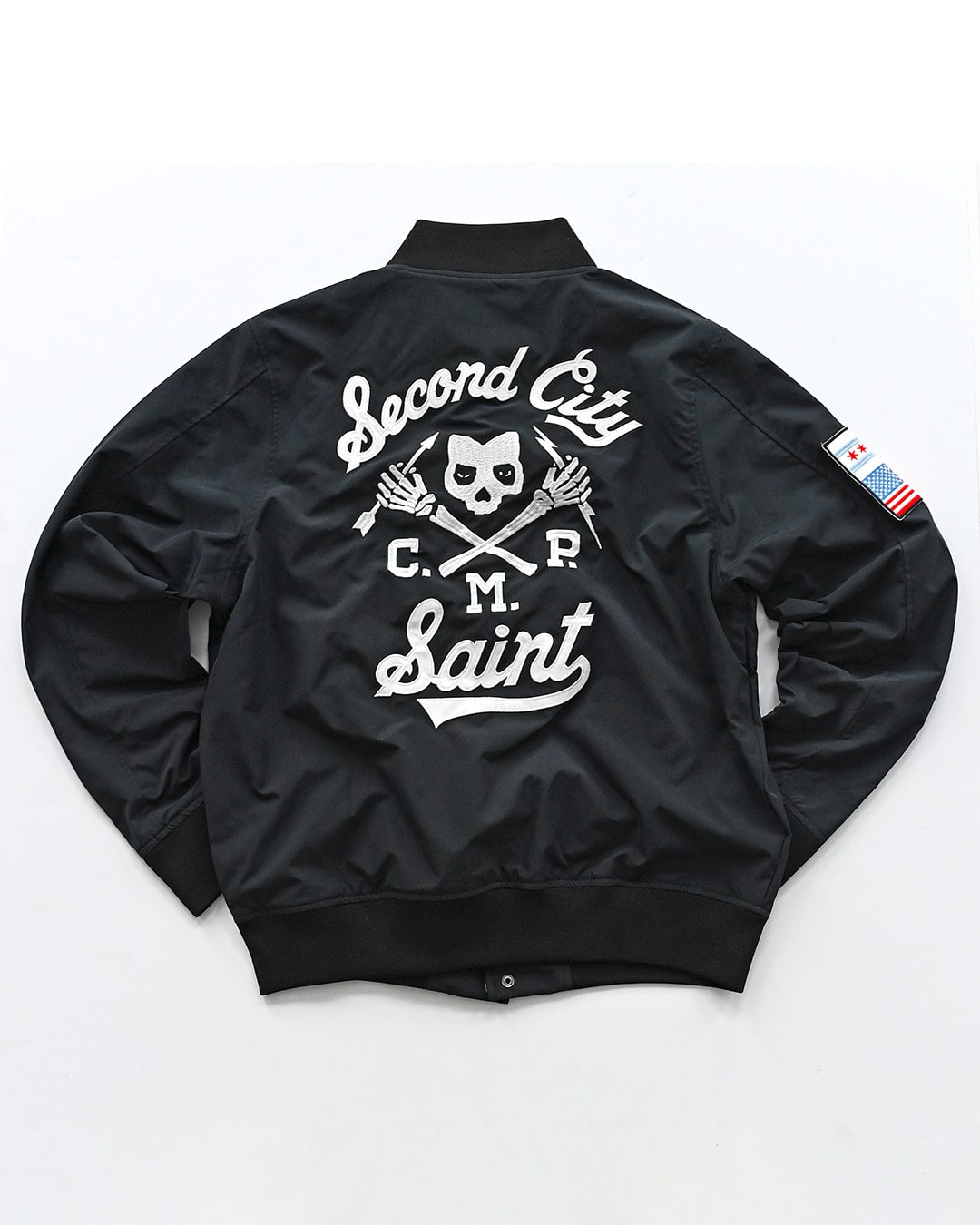 CM Punk &#39;Second City Saint&#39; Stadium Jacket - Roots of Fight