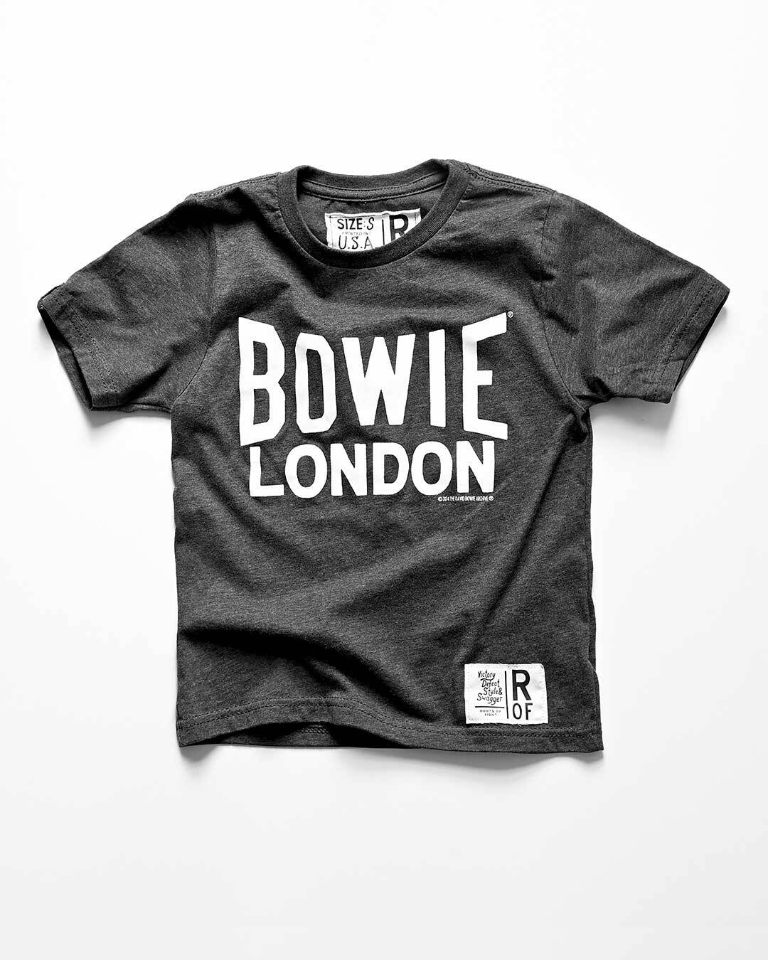 David Bowie London Black Kid&#39;s Tee - Roots of Fight