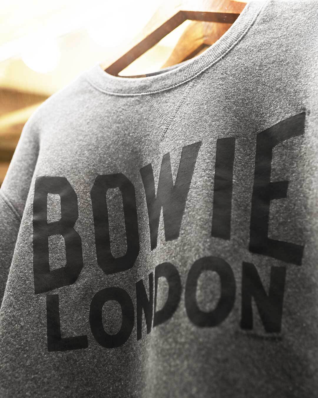 David Bowie London Grey Sweatshirt - Roots of Fight