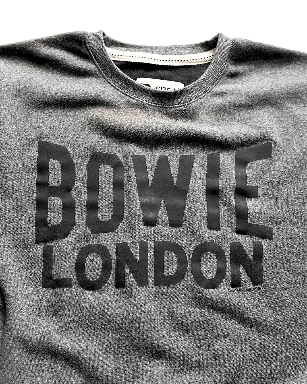 David Bowie London Grey Sweatshirt - Roots of Fight