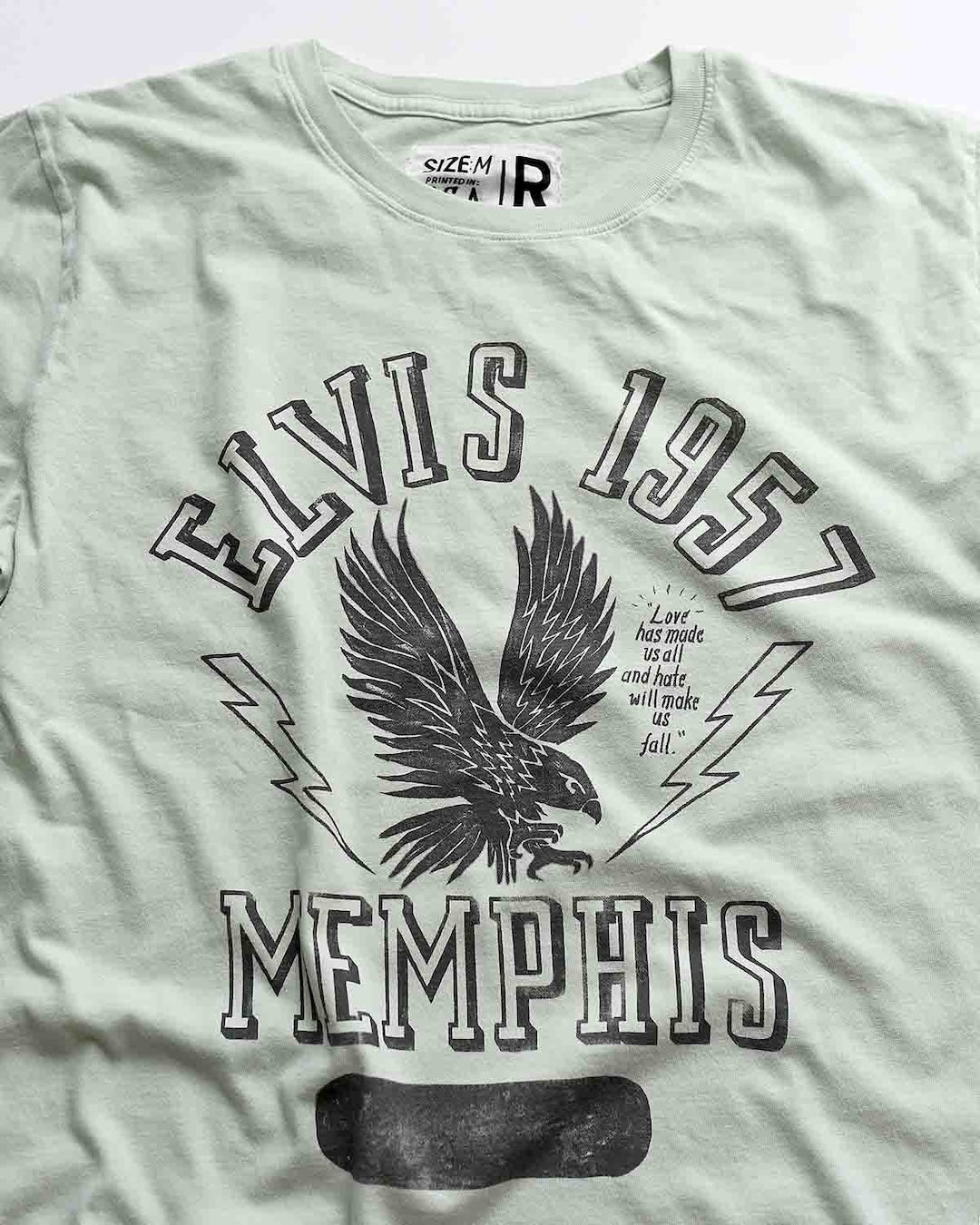 Elvis 1957 Eagle Mint Tee - Roots of Fight