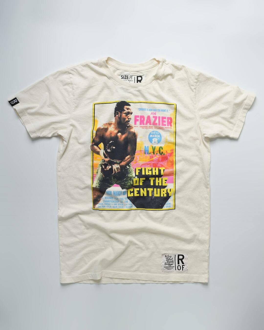 FOTC - Joe Frazier Fight White Tee - Roots of Fight