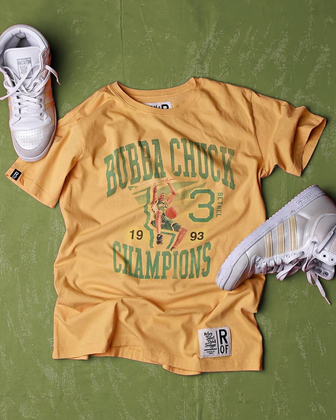 Iverson Bubba Chuck &#39;93 Gold Tee - Roots of Fight