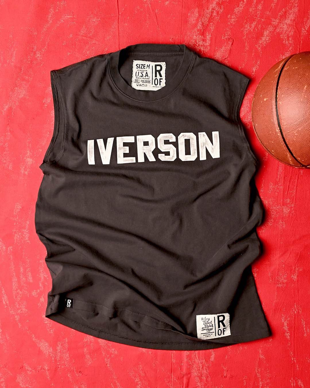 Iverson Philly Black Muscle Tee - Roots of Fight