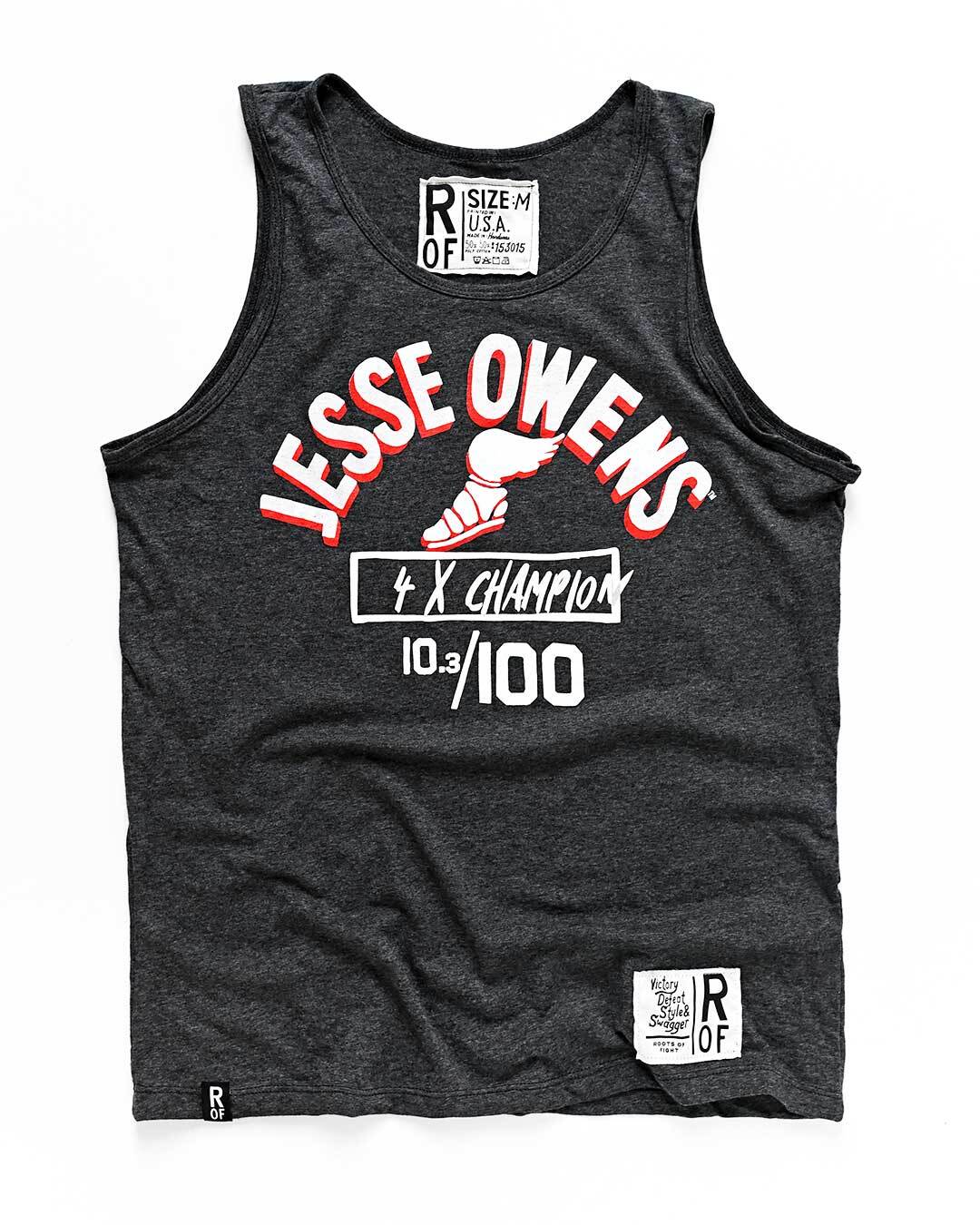 Jesse Owens Games 1936 Black Tank - Roots of Fight