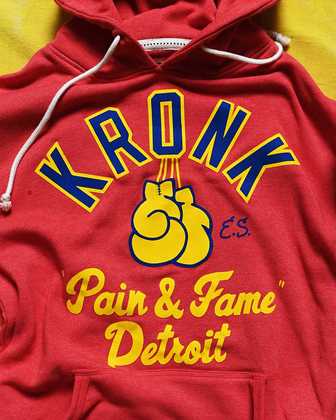 Kronk Pain Fame Red Hoody Roots of Fight