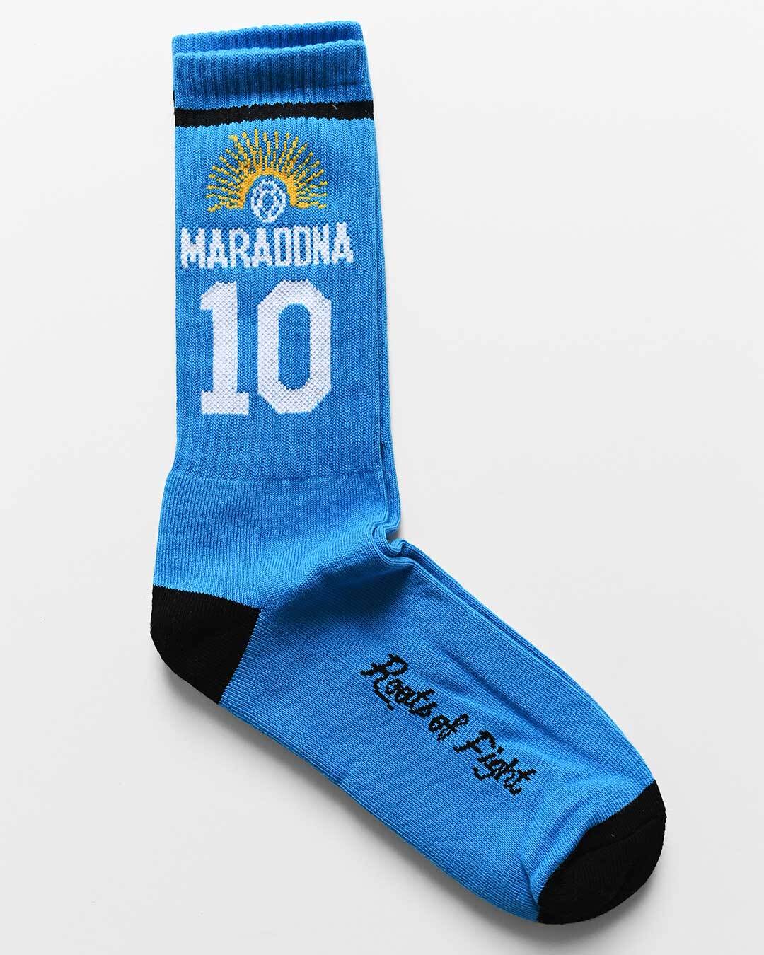 Maradona #10 Blue Socks - Roots of Fight