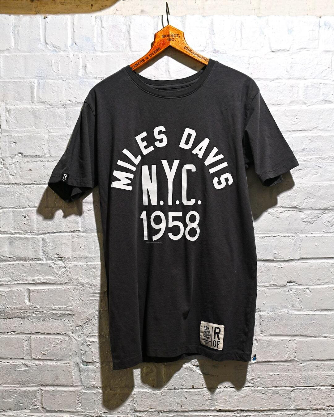 Miles Davis 1958 NYC Black Tee - Roots of Fight