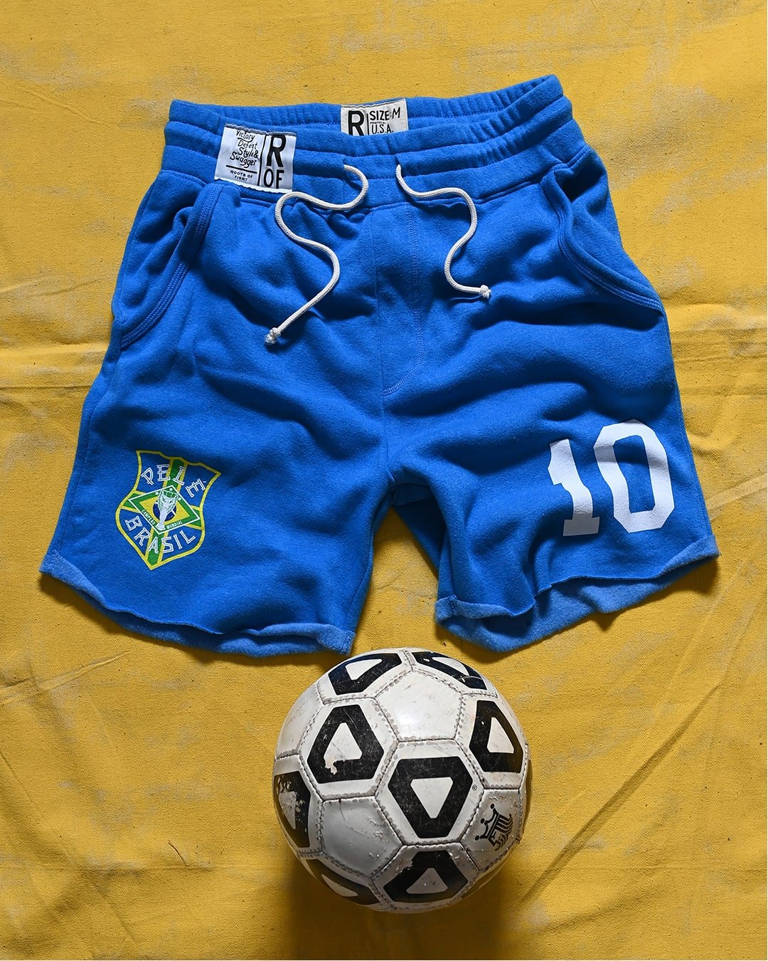 Pelé #10 Brasil Blue Shorts - Roots of Fight