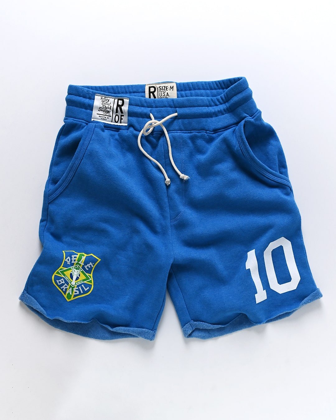 Pelé #10 Brasil Blue Shorts - Roots of Fight