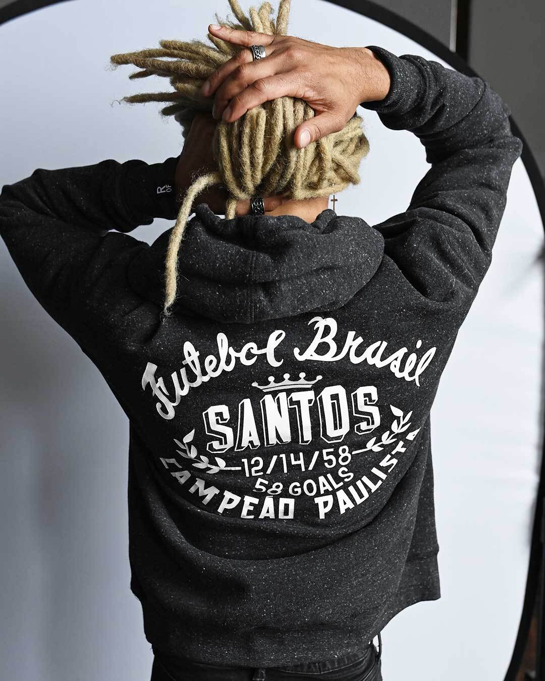 Pelé Santos Black PO Hoody - Roots of Fight