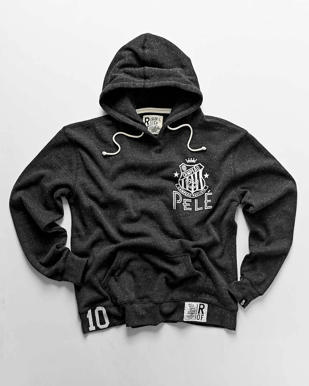 Pelé Santos Black PO Hoody - Roots of Fight