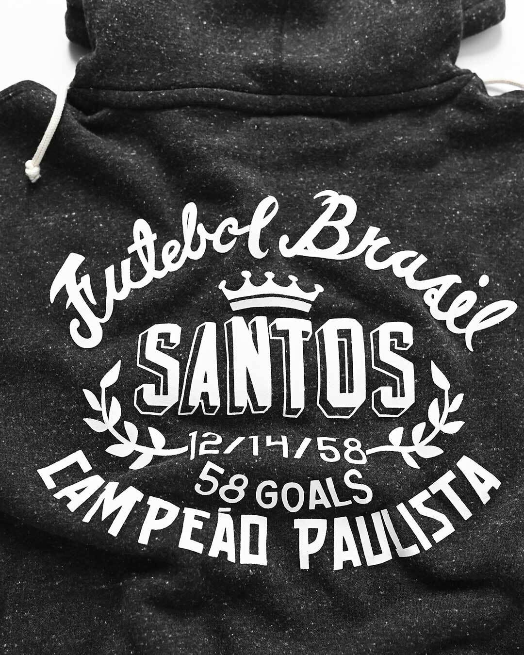 Pelé Santos Black PO Hoody - Roots of Fight