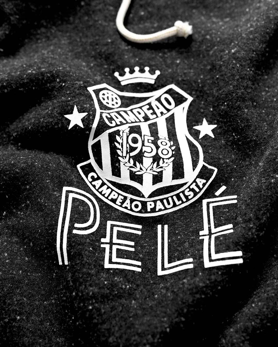 Pelé Santos Black PO Hoody - Roots of Fight