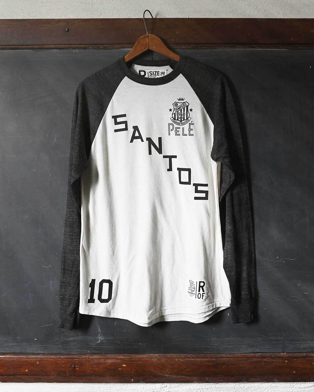 Pelé Santos Black Raglan - Roots of Fight