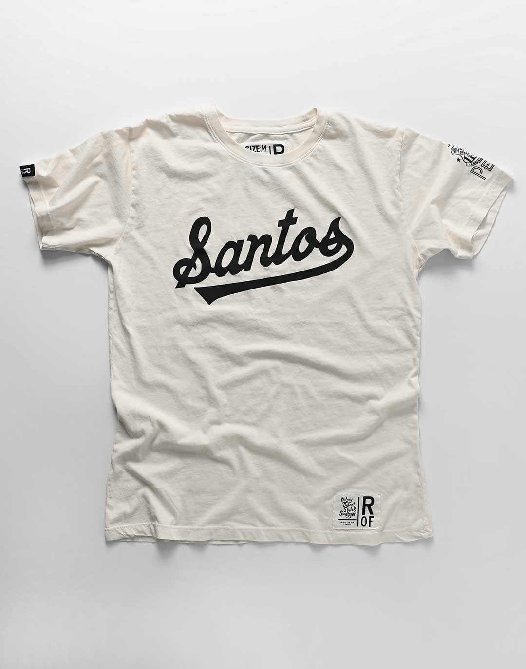 Pelé Santos White Tee - Roots of Fight