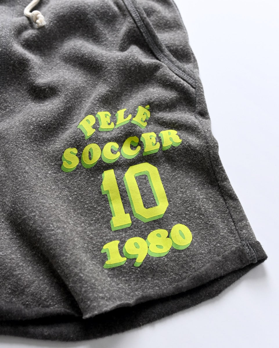 Pelé Soccer Grey Shorts - Roots of Fight