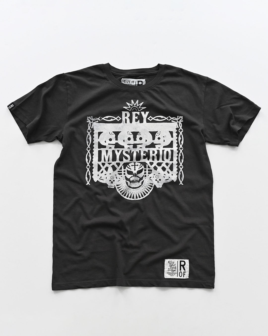 Rey Mysterio Lucha Libre Black Tee - Roots of Fight