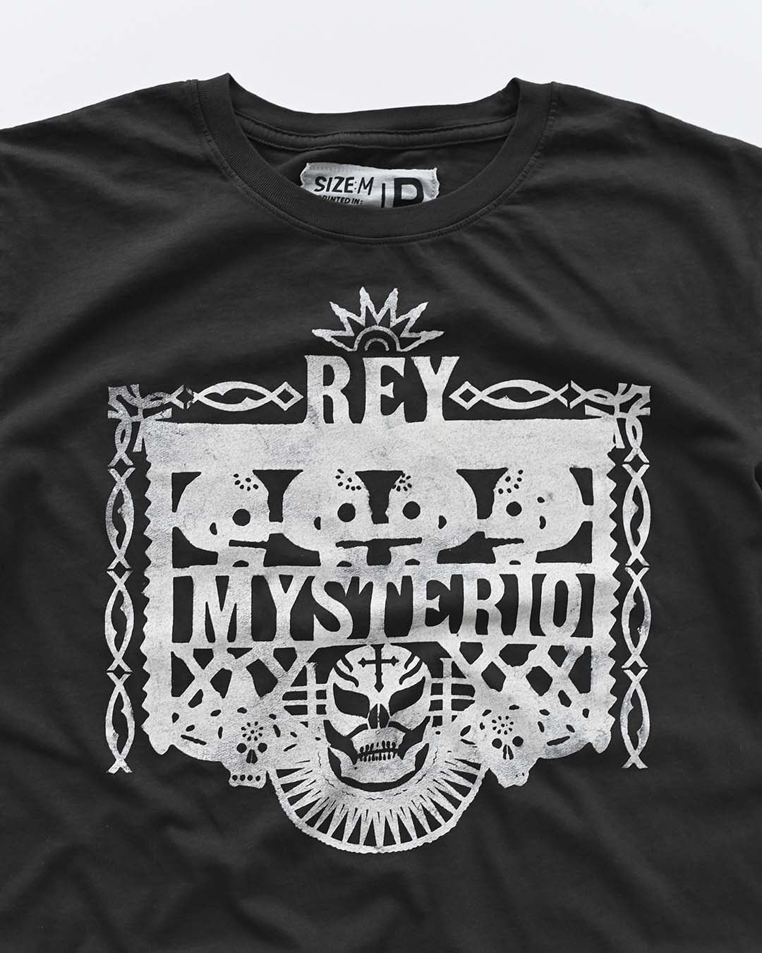 Rey Mysterio Lucha Libre Black Tee - Roots of Fight